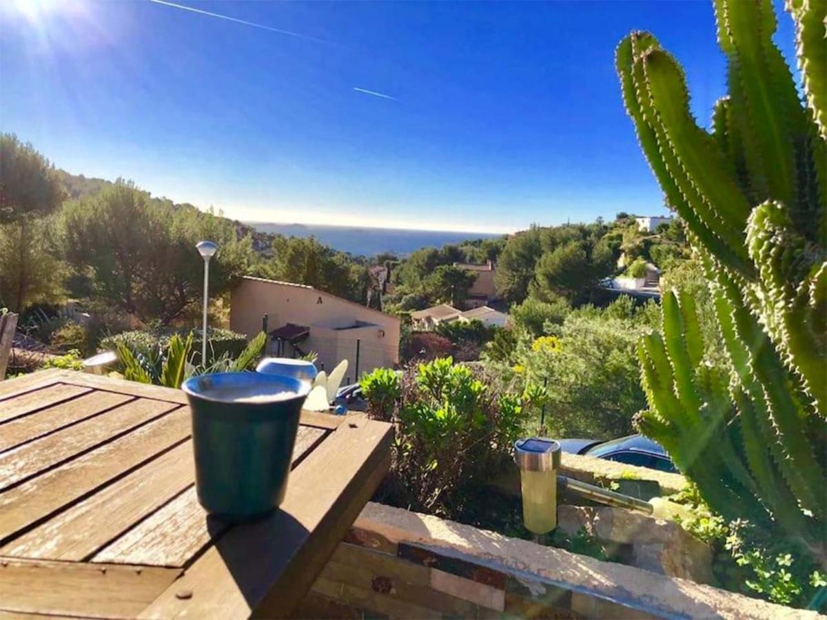 Vuemer Bandol - Grande Terrasse De 45M2 Vue Mer Piscine Parking Exteriör bild